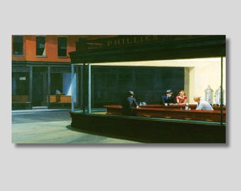 Edward Hopper - Nighthawks : Canvas Wall Art