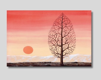 Rene Magritte: La recherche de l'absolu - Canvaskunstdruk