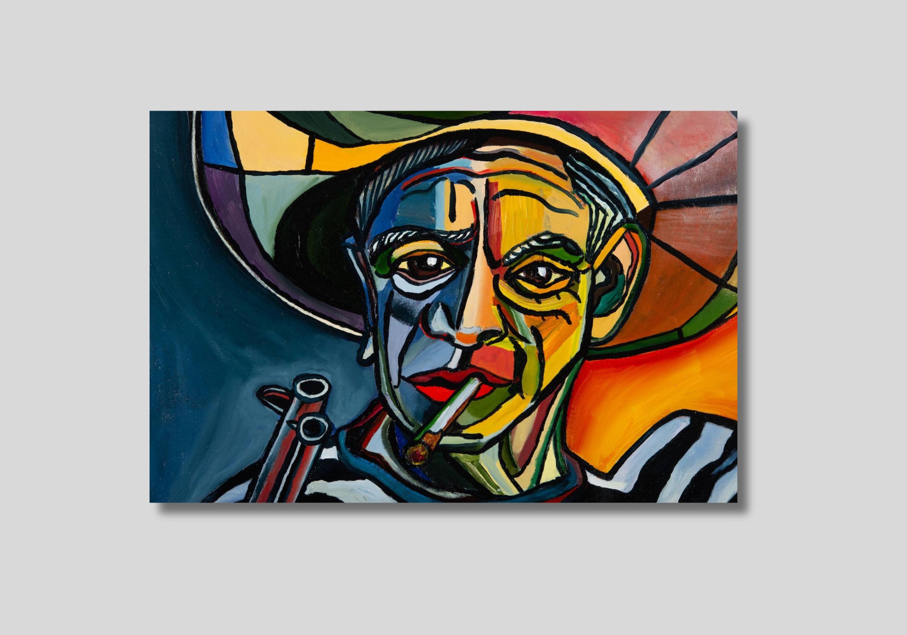 Pablo Picasso - Cowboy : Canvas Art Print. Canvas Wall Decor. - Etsy