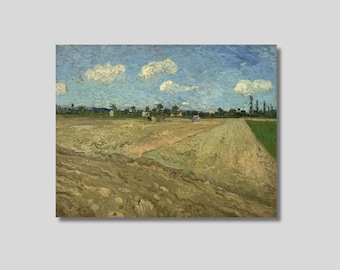 Vincent van Gogh: Gepflügte Felder ('Die Furchen') - Leinwanddruck