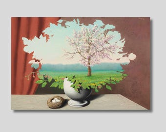 Rene Magritte: 'Plagiaat' - canvaskunst