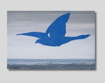 Rene Magritte: De kus - Canvaskunstdruk