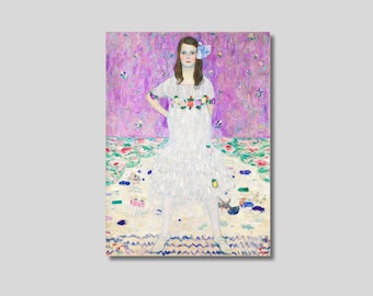 Gustav Klimt - Portrait of Mada Primavesi : Art Print. Canvas Wall Decor