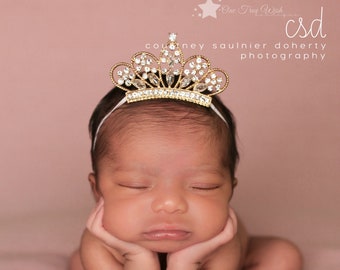 Baby Tiara Headband Etsy Baby Tiara Headband Etsy