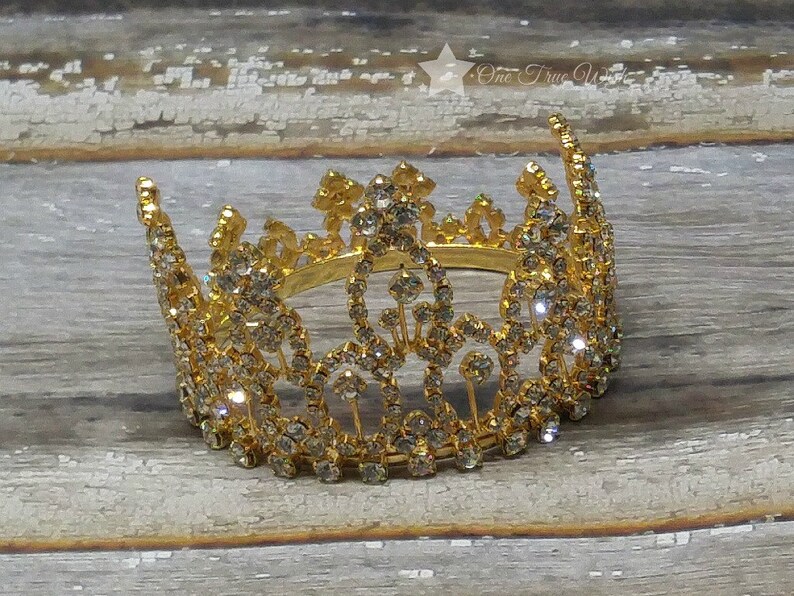 Princess crown gold crown baby tiara infant tiara tiara Etsy