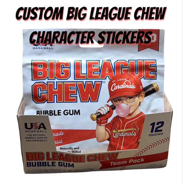 Custom Big League Chew Character