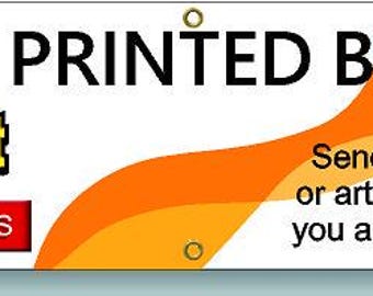 Bannière imprimée personnalisée 3 x 10, graphiques découpés en vinyle