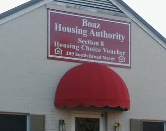 Enseigne polymétallique double face 4x4