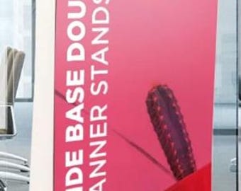 Banderole rétractable recto-verso