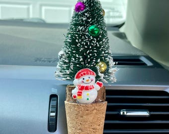 Christmas Tree with Snowman Vent Scent