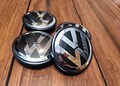Set of 4  Volkswagen Wheel Center Caps, Alloy Hub Badge product logo