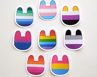 Pegatinas del Orgullo de Conejo
