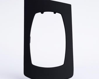 May include: A matte black, rectangular frame with a large, oval-shaped cutout. The frame has a slightly textured surface and rounded corners. The PrintBROS logo is visible in the bottom right corner.