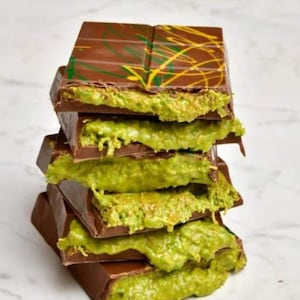 Dubai-chocoladereep met knapperige kadaif – authentiek Turks gastronomisch cadeau, luxe chocoladetraktatie 200 g (6 oz)