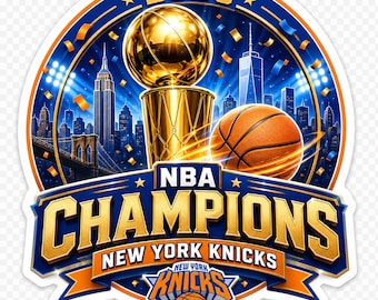 New York Knicks Champions Vinyl Decal