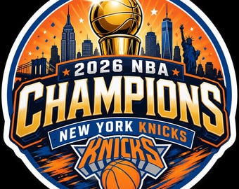 New York Knicks Champions Vinyl Decal