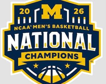 Michigan Wolverines 2026 National Champions Vinyl Decal