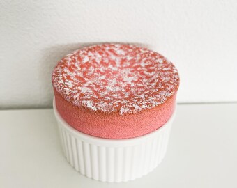 Strawberry Soufflé Box (3D Printed + Painted)