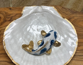 Koivis Sint-jakobsschelp – bruiloft, jubileum en verloving aandenken liefdes- en harmoniecadeau, nieuw begin