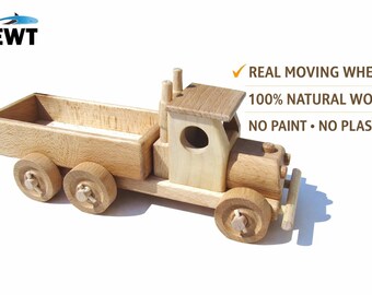 Eco Montessori Toy Wooden Truck