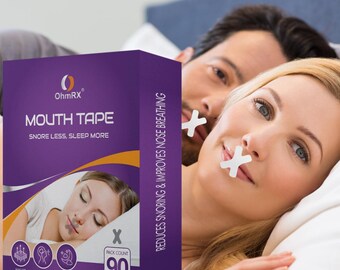 Soanufa 90 Pcs Mouth Tape For Sleeping - Anti Snoring Nasal Breathing Strips For Instant Relief And Better Sleep | Buy Now With Express International Delivery - View #3