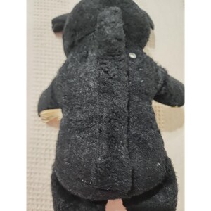 Muñeco de peluche vintage de Mickey Mouse de Disney de la década de 1940, marca Gund, con cara de goma. imagen 7