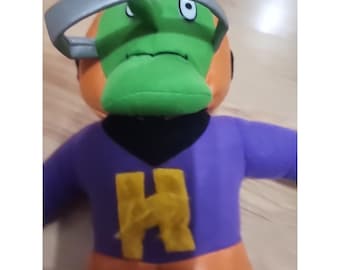 Vintage Frankenstein Football Player PEEK A Boo toys company Plush Stuffed Toy
