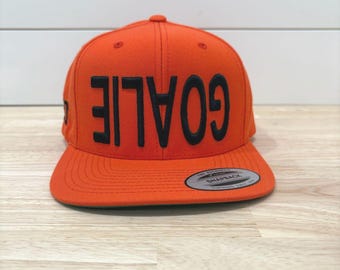 Personalized 3D Puff Goalie Snapback | Custom Number Embroidery