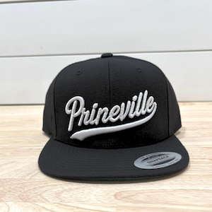 Custom 3D Puff Embroidered Snapback Hat: Yupoong 6089, Personalized Baseball Font
