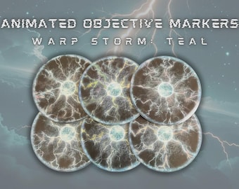Animated Objective Markers (AOS) - Warp Storm: Teal