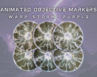 Animated Objective Markers (AOS) - Warp Storm: Purple