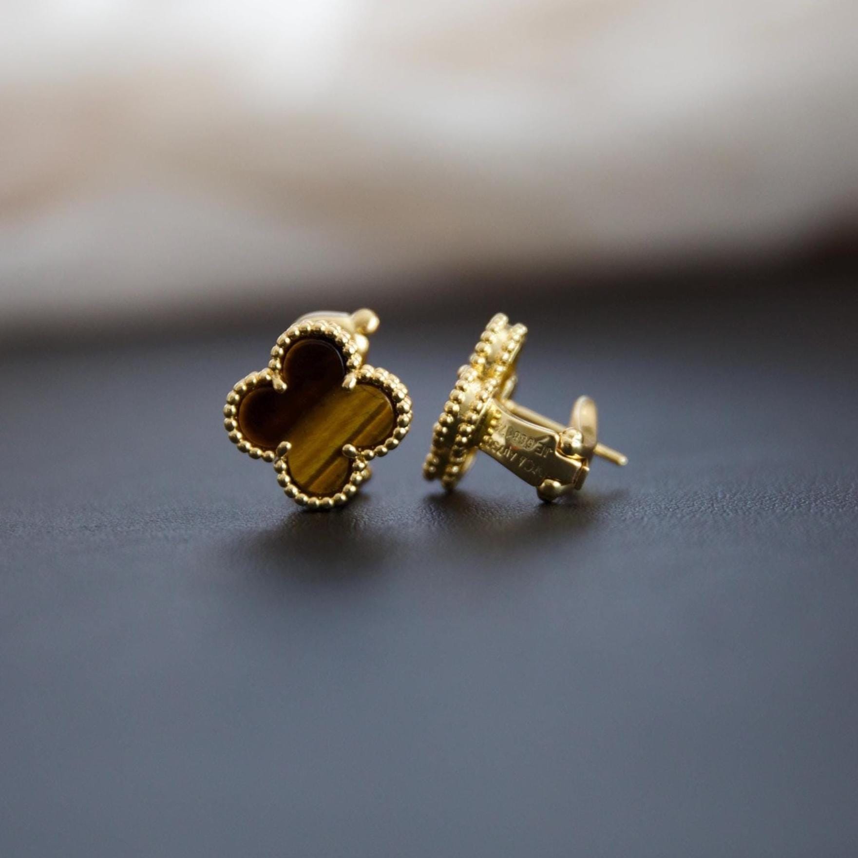 Van Cleef Tiger Eye Earring