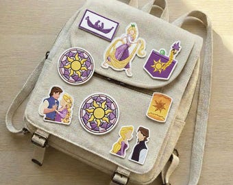 Princess Rapunzel Embroidered Iron-On/Sew-On Patch, Castle, Sew-On Iron-On  Perfect Patches for Jackets, Backpacks & Jeans, Hats and More