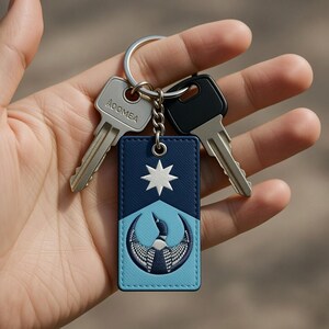 Minnesota License Plate Souvenir Keychain – Ultra-Slim Aluminum 2.5x1.25