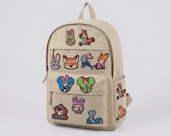 Schattige Zootopia Cartoon geborduurde opstrijkpatronen Stickers, appliqué accessoire badge voor kinderen Schattig cadeau Shirttassen Jeanshoed 2026