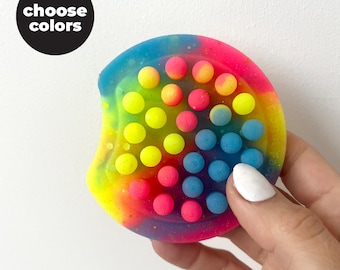 Made to order - Silikon Fidget - Im Dunkeln leuchtend - Wählen Sie Ihre Farben & Design - Sensorisches Spielzeug