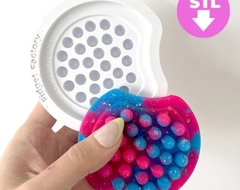 Fidget Silikonform zum Gießen - STL File Downalod - Bereit für 3D Druck - Design: Drops