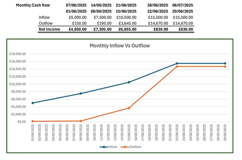 Cash Flow Tracker - Etsy