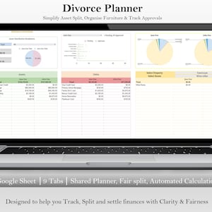 Scheidingsplanner Google Spreadsheets en Excel