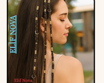 80 Stylish Alloy Dreadlock Hair Beads & Cuffs for Braids, Locs - Boho Jewelry Accessories