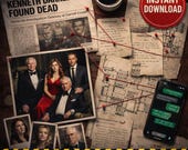 Printable Murder Mystery Game | The Fall Of The Throne Case File | Solve at Home Detective Experience | Cold Case