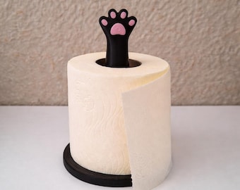 Cat Paw Toilet Roll Stand | Bathroom Decor | Cat Lover Gift UK