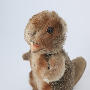Vintage Beaver Steiff Stuffed Nagy The Beaver 1950&#39;s