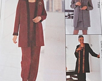 McCall's 9219 Sewing Pattern Misses' Jacket Pants Skirt Top Size 20 22 24 Uncut