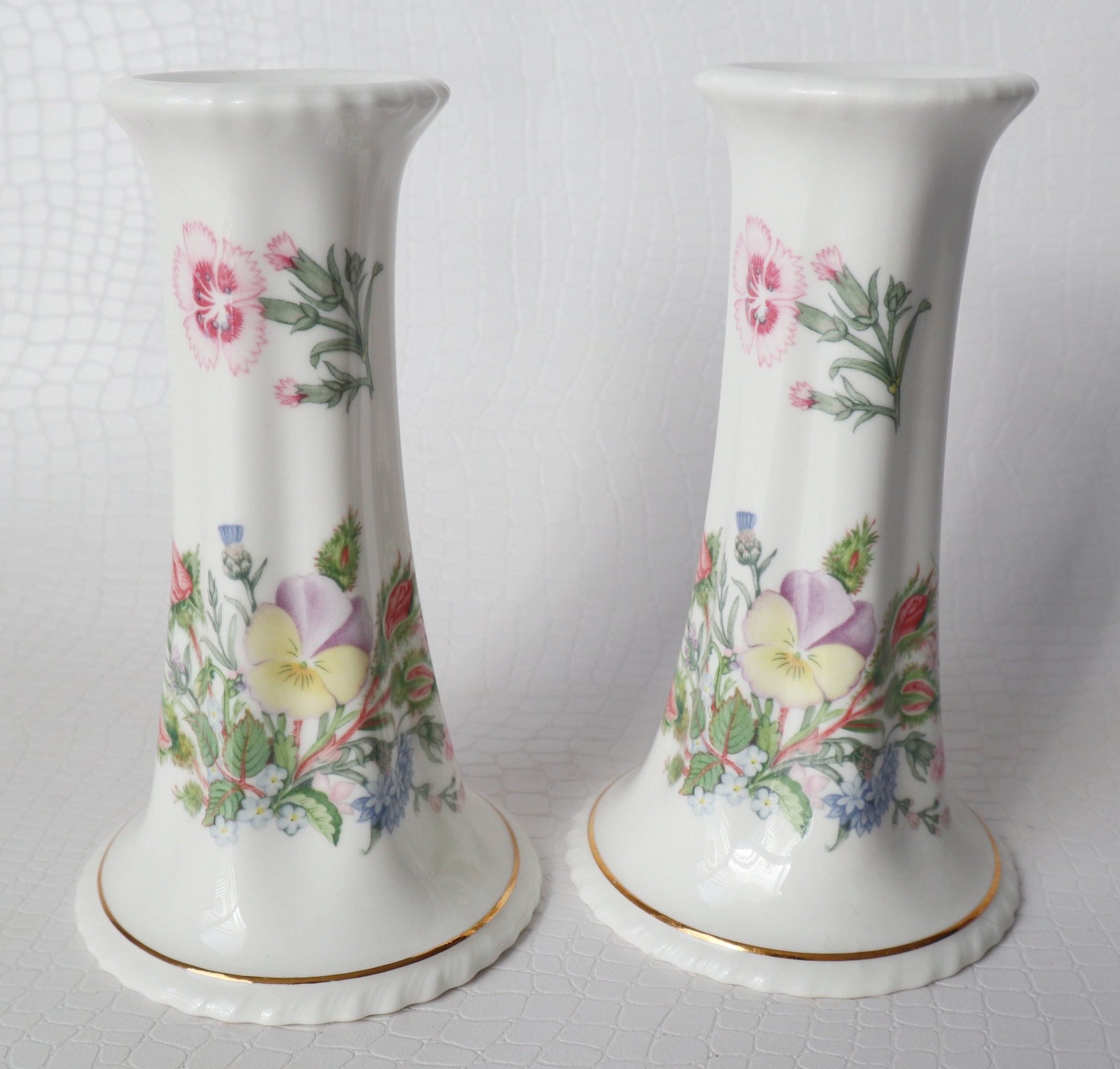 2 Vintage Aynsley WILD TUDOR 5