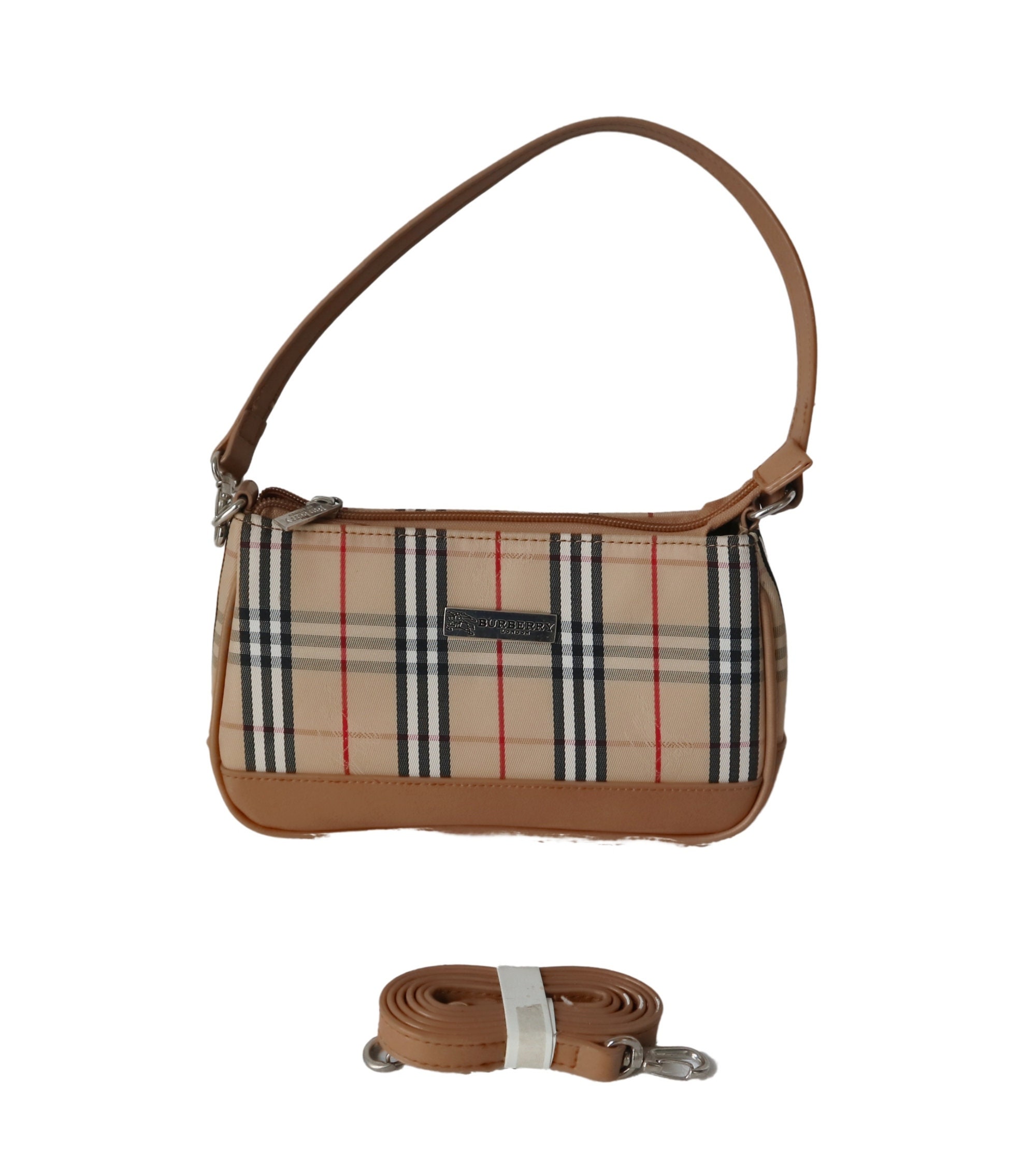 Vintage Burberry Small Handbag Purse Nova Check Plaid Vintage Burberry Small Handbag Purse Nova Check Plaid