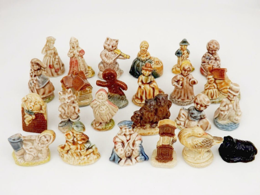 24 Wade Tea Figurines Wade England Nursery Rhyme Tea Figurine Etsy