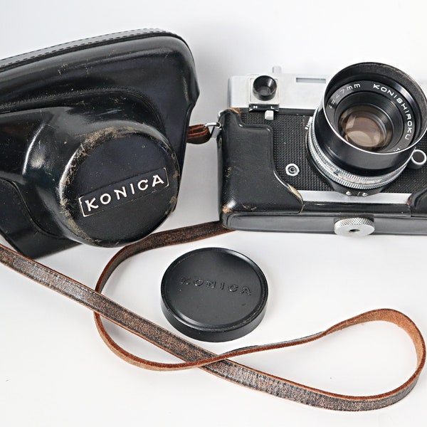 Vintage Konica Autoflex S Camera With Case