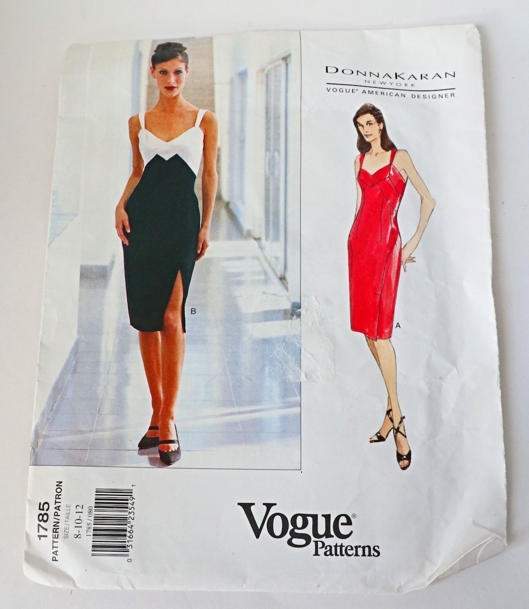 Vogue 1785 Sewing Pattern Misses Dress Cocktail Evening Dress Tapered ...