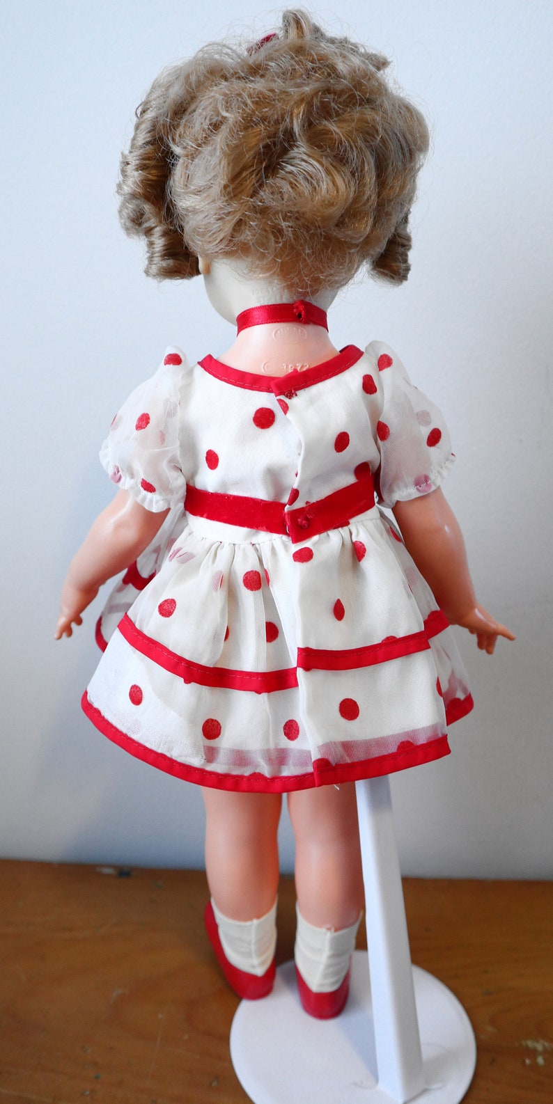 Beautiful Vintage 1957 Shirley Temple Doll Ideal ST-17 Dress